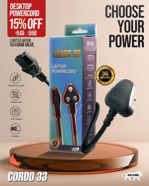 Daptop Power Cord